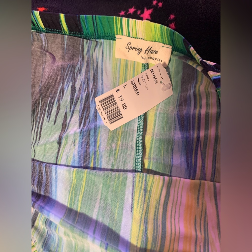 Body Con Multi Color Dress - Picture 2 of 4